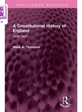 海外直订Constitutional History of England 英国宪制史