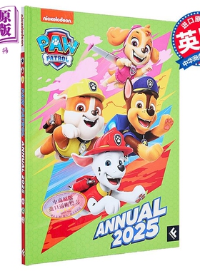 汪汪队2025年鉴 Paw Patrol Annual 2025 英文原版 儿童绘本 图画故事书 活动书 卡通动画汪汪队立大功 进口童书【中商原版】