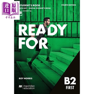 First Students Ready App 剑桥FCE考试备考学生用书含答案配电子书和App 4th for with Book Edition 中商原版 Key