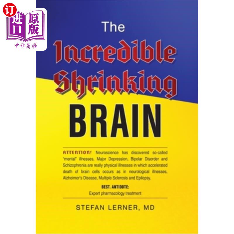 海外直订医药图书The Incredible Shrinking Brain 令人难以置信的萎缩大脑