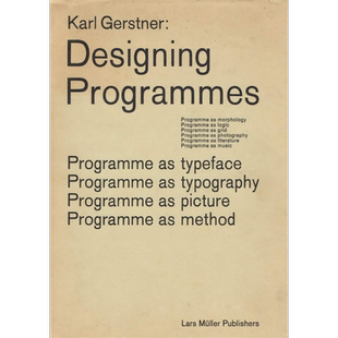 Designing Programmes 进口艺术 设计程序：字体与排版，图片与理论【中商原版】