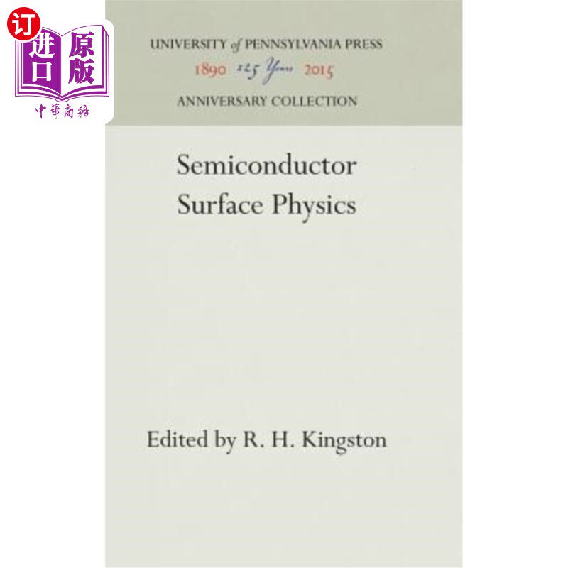 海外直订Semiconductor Surface Physics 半导体表面物理