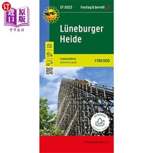 海外直订Luneburg Heath, adventure guide 1:190,000, freyt... 吕尼堡希思，冒险指南1:190,000,freytag   berndt, E