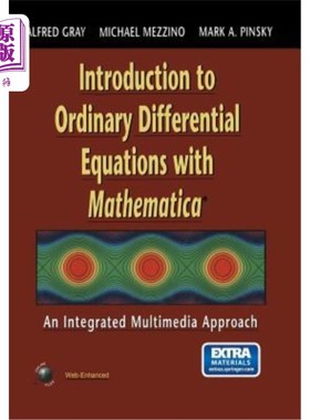 海外直订Introduction to Ordinary Differential Equations with Mathematica: An Integrated