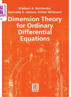 海外直订Dimension Theory for Ordinary Differential Equations 常微分方程的维数理论