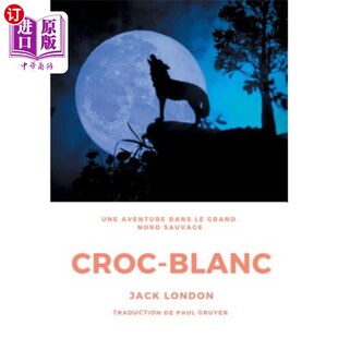 Jack 白鳄鱼 Blanc intégral Texte London roman Croc 海外直订法语