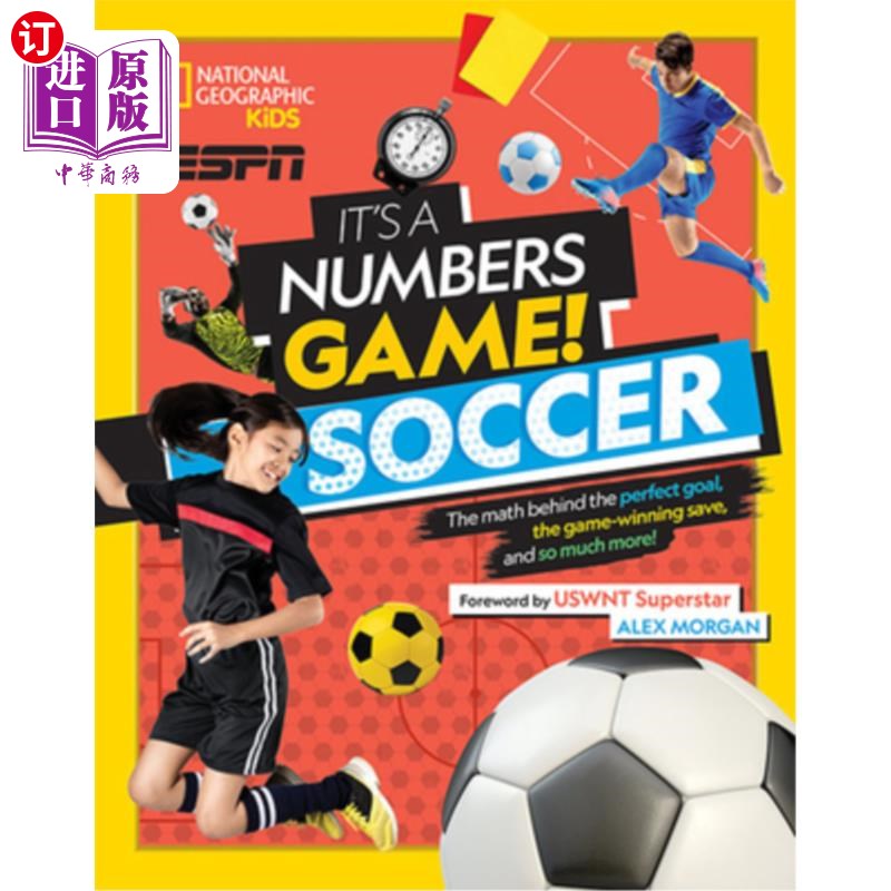 海外直订It's a Numbers Game! Soccer: The Math Behind the Perfect Goal, the Game-Winning  这是一个数字游戏!足球:完美