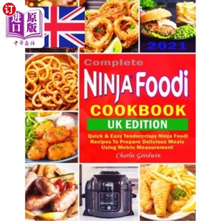Tendercrispy Cookbook Quick 2021 Foodi 完成Ninja 海外直订Complete Easy Ninja