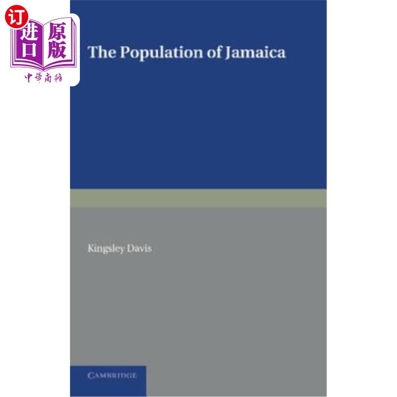 海外直订The Population of Jamaica 牙买加的人口