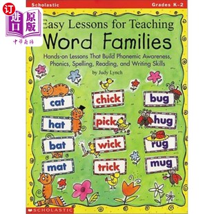 Teaching 简单课程：建立 教单词家族 That Lessons for Build Families Word 海外直订Easy Hands Phonemic