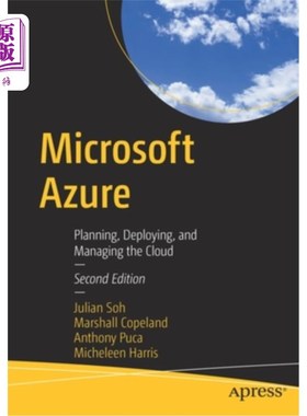 海外直订Microsoft Azure: Planning, Deploying, and Managing the Cloud 微软Azure:规划、部署和管理云