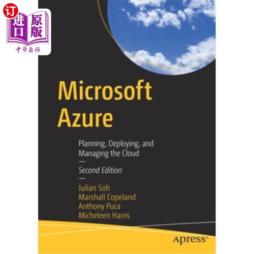 海外直订Microsoft Azure: Planning, Deploying, and Managing the Cloud 微软Azure:规划、部署和管理云