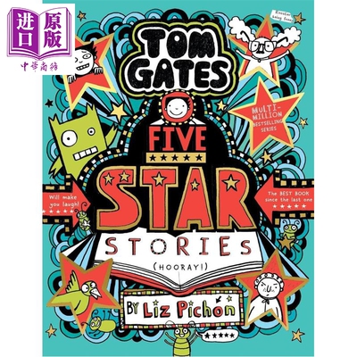 预售 汤姆盖茨的涂鸦日记21 五星故事 英文原版 Tom Gates Five Star Stories 涂鸦小天才汤姆盖茨漫画书英文版