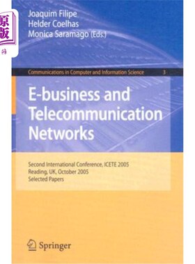 海外直订E-Business and Telecommunication Networks: Second International Conference, Icet 电子商务和电信：第二届