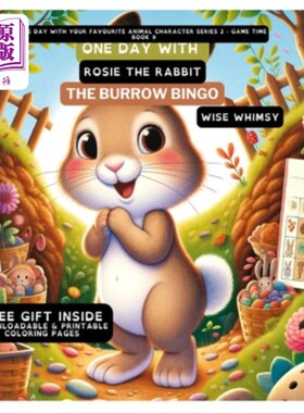 海外直订One Day With Rosie the Rabbit: The Burrow Bingo 兔子罗西的一天：洞穴宾果