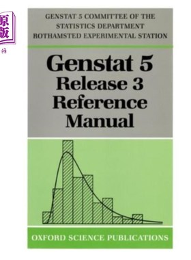海外直订GenstatTM 5 Release 3 Reference Manual GenstatTM 5 Release 3参考手册