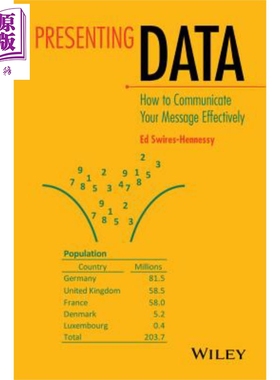 显示数据 如何高效传达信息 Presenting Data How To Communicate Your Message Effectively Ed Swires Hennessy 英文原版 W