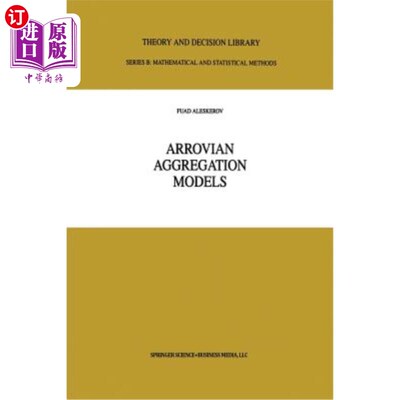 海外直订Arrovian Aggregation Models Arrovian聚集模型
