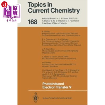 海外直订Photoinduced Electron Transfer V 光诱导电子转移
