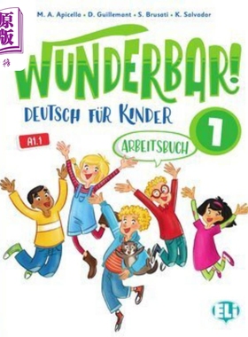 WUNDERBAR! 1 WB AUDIO CD 德语少儿教材 1级 练习册 音频CD ELI Publishing Group【中商原版】