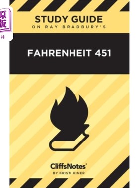 海外直订CliffsNotes on Bradbury's Fahrenheit 451: Literature Notes 布莱伯里的《华氏451度:文学笔记》
