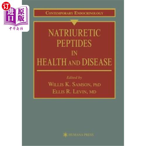海外直订医药图书Natriuretic Peptides in Health and Disease 利钠肽在健康和疾病中的作用