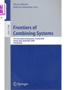 海外直订Frontiers of Combining Systems 组合系统的前沿