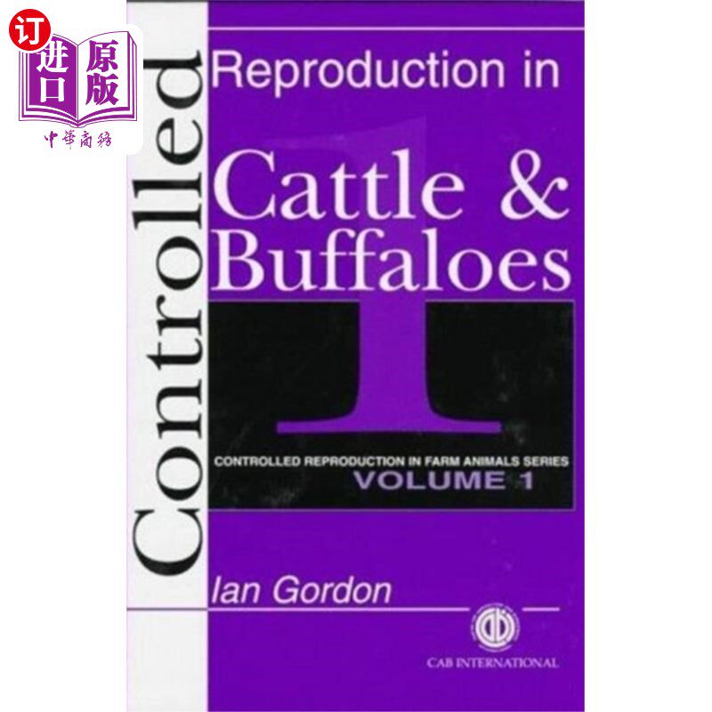 海外直订医药图书Controlled Reproduction in Farm Animals Series, ... 家畜受控繁殖系列，第一卷