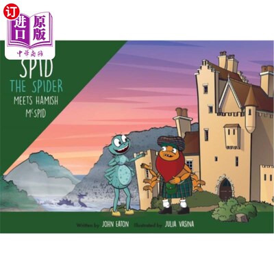 海外直订Spid the Spider Meets Hamish McSpid 蜘蛛蜘蛛遇见哈米什·麦克蜘蛛