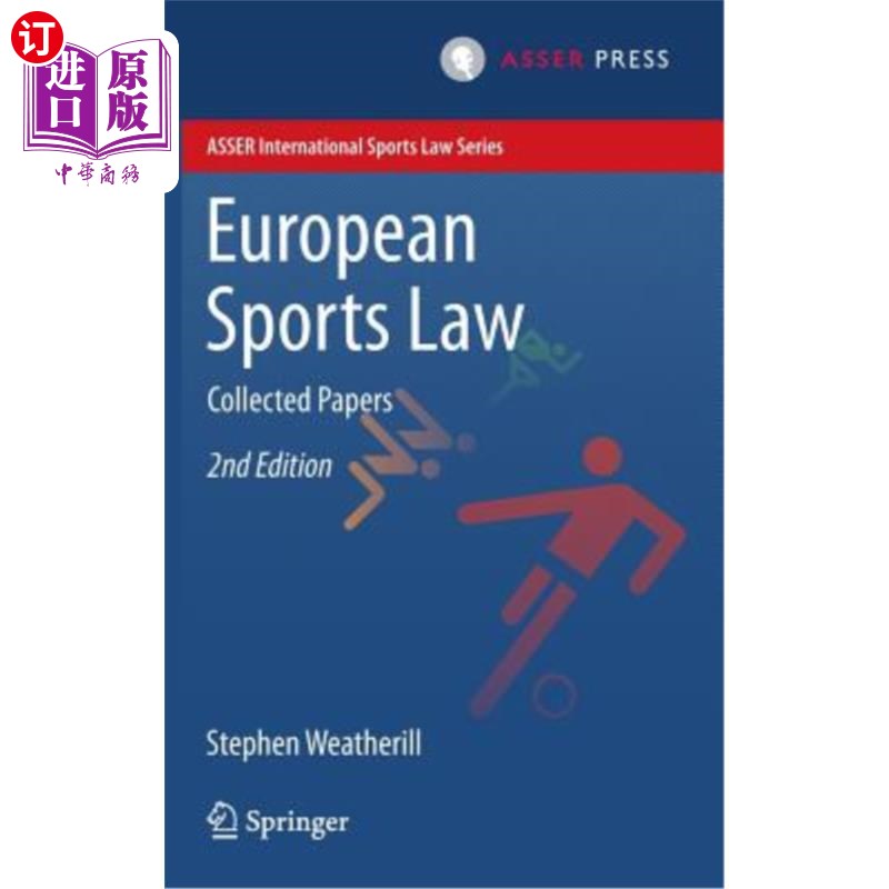 海外直订European Sports Law: Collected Papers 欧洲体育法:论文集