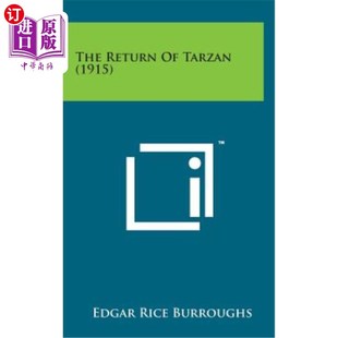 Return 泰山归来 1915 Tarzan 海外直订The