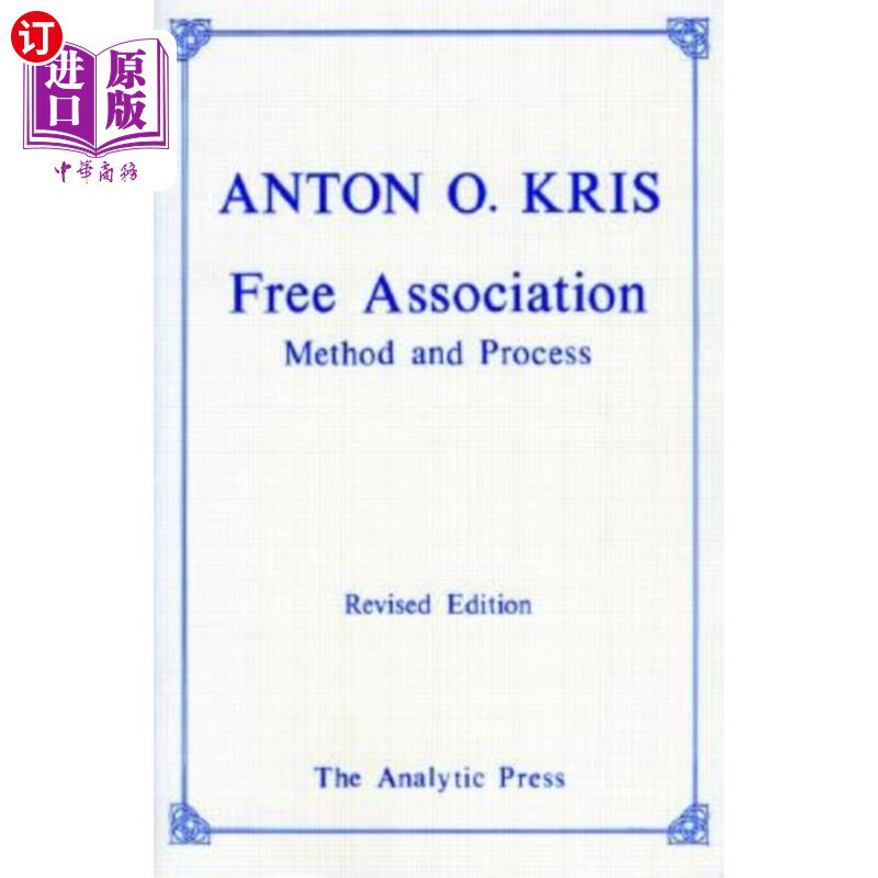 海外直订Free Association: Methods and Process 自由关联:方法与过程