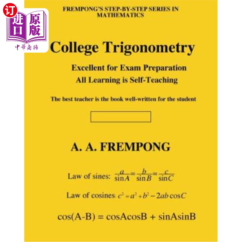 海外直订College Trigonometry 大学三角
