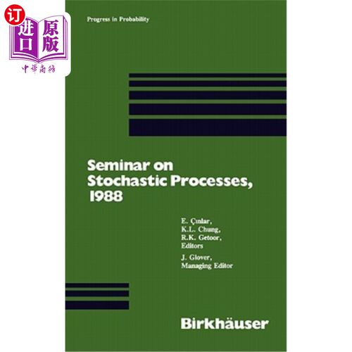 海外直订Seminar on Stochastic Processes, 1988 随机过程研讨会，1988年
