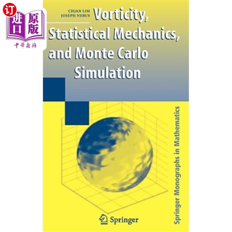 海外直订Vorticity, Statistical Mechanics, and Monte Carlo Simulation 涡度、统计力学和蒙特卡罗模拟