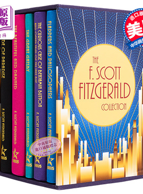 现货 菲茨杰拉德收藏豪华5本精装套装 英文原版 The F Scott Fitzgerald Collection Deluxe 5 Book【中商原版】