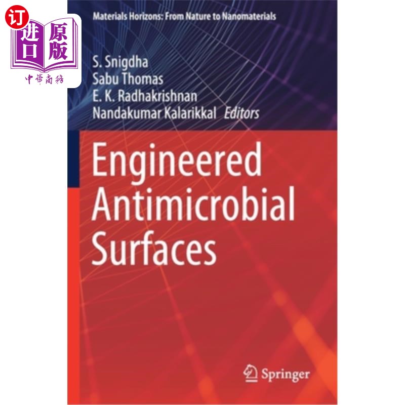 海外直订Engineered Antimicrobial Surfaces工程抗菌表面