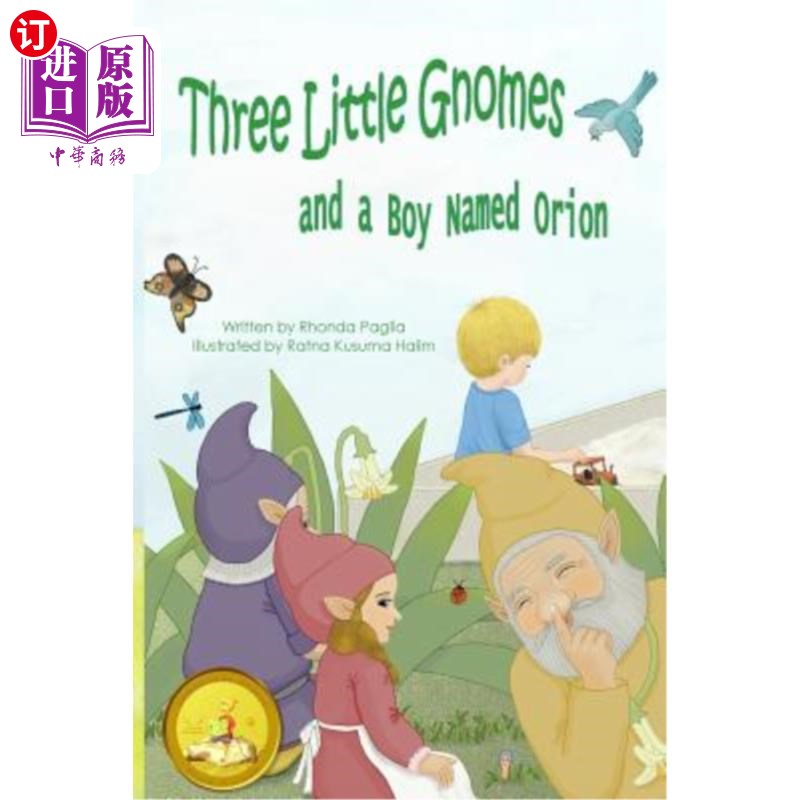 海外直订Three Little Gnomes and a Boy Named Orion: Adapted: Easy / Beginner Reader Veris 三个小侏儒和一个叫猎户座的
