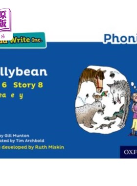 海外直订Read Write Inc. Phonics: Blue Set 6 Storybook 8 ... Read Write公司自然拼读:蓝色套装6故事书8软糖