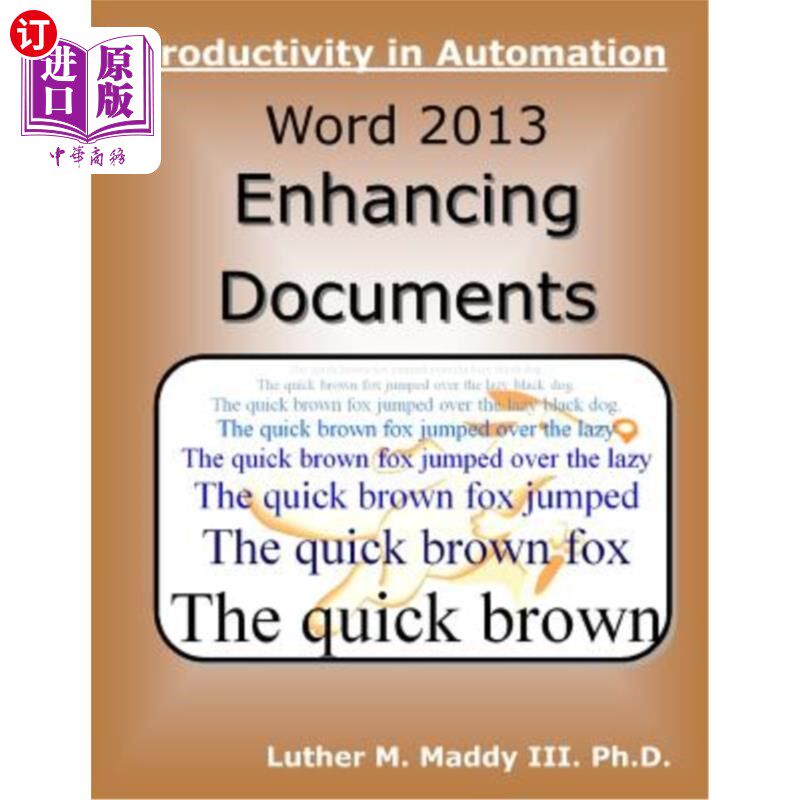 海外直订Word 2013: Enhancing Documents Word 2013:增强文档