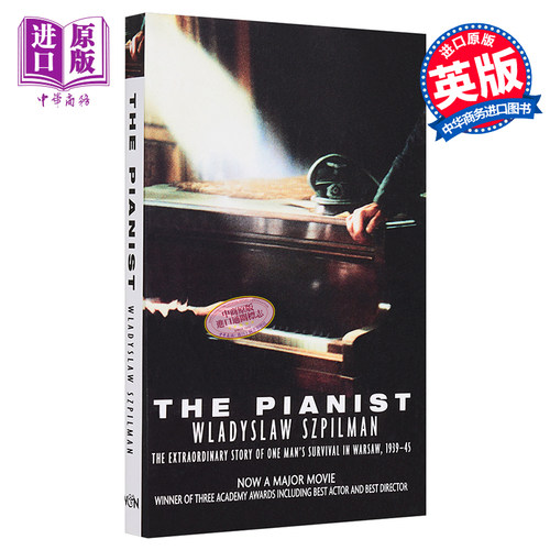 【中商原版】钢琴师 英文原版 The Pianist: The Extraordinary Story of One Man's Survival in Warsaw, 1939-45 军事历史