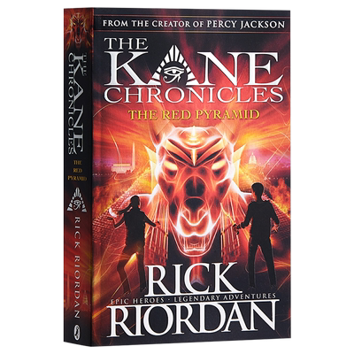 埃及守护神系列1 凯恩与邪神之塔 英文原版 The Red Pyramid The Kane Chronicles Book 1 Rick Riordan 雷克 莱尔顿