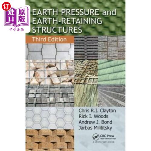 海外直订Earth Pressure and Earth-Retaining Structures 土压力与挡土结构