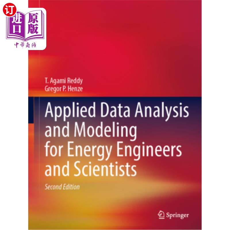 海外直订Applied Data Analysis and Modeling for Energy Engineers and Scientists 能源工程师和科学家应用数据分析和建模