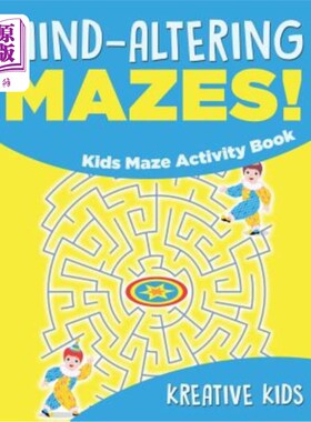海外直订Mind-Altering Mazes! - Kids Maze Activity Book 改变思想的迷宫!-儿童迷宫活动手册