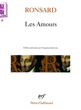 龙沙 十四行诗 爱情 七星诗社代表人物 Les Amours 法文原版 Pierre de Ronsard 诗歌 文学【中商原版】