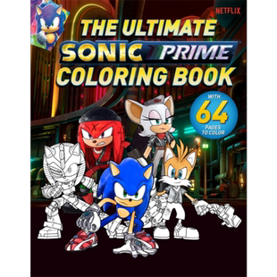 终极索尼克回家大冒险涂色书 The Ultimate Sonic Prime Coloring Book 英文原版 Patrick Spaziante Tails Nine【中商原版】