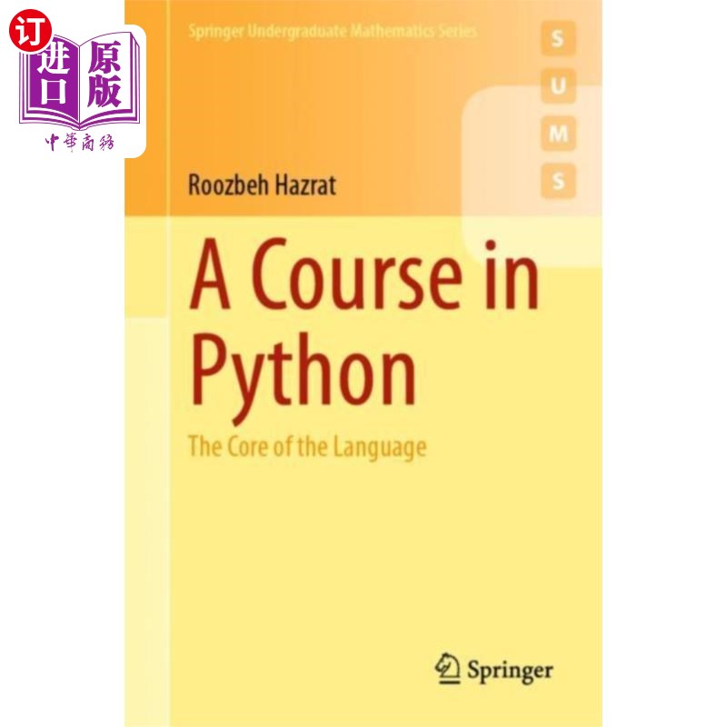海外直订Course in Python Python课程