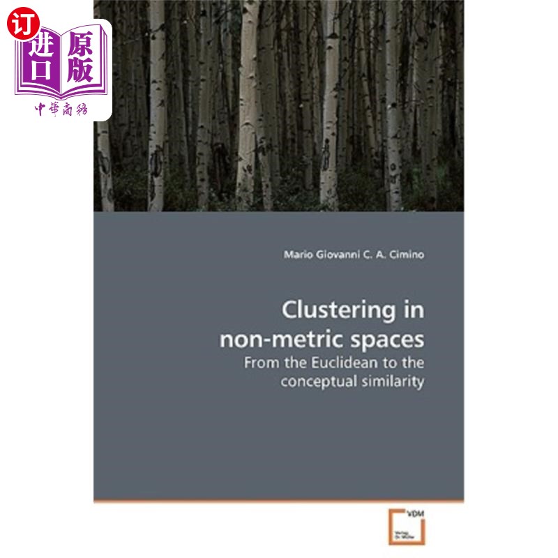 海外直订Clustering in Non-Metric Spaces 非度量空间中的聚类