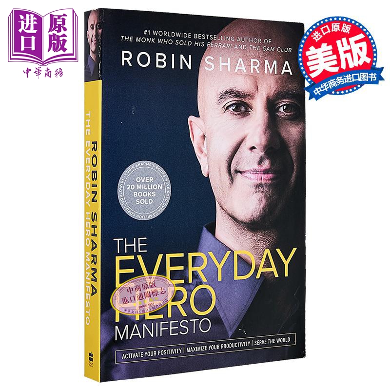 日常英雄宣言 激发你的积极性 优化你的生产力 服务于世界 英文原版 Everyday Hero Manifesto Robin Sharma【中商原版】